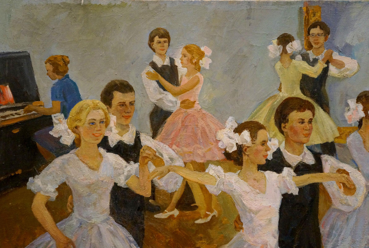 Oil painting Ballroom dancing Fomenok Stanislav Fedorovich