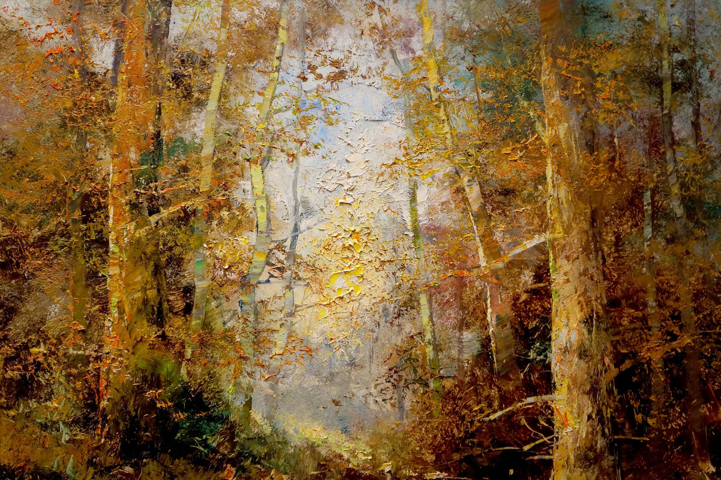 Oil painting Fairy forest