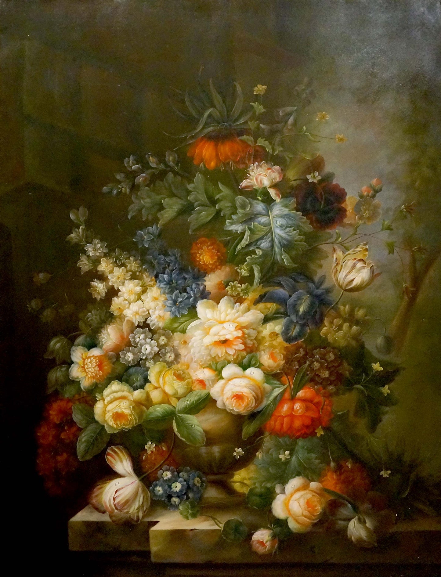 Oil painting The joy of flower still life European artist