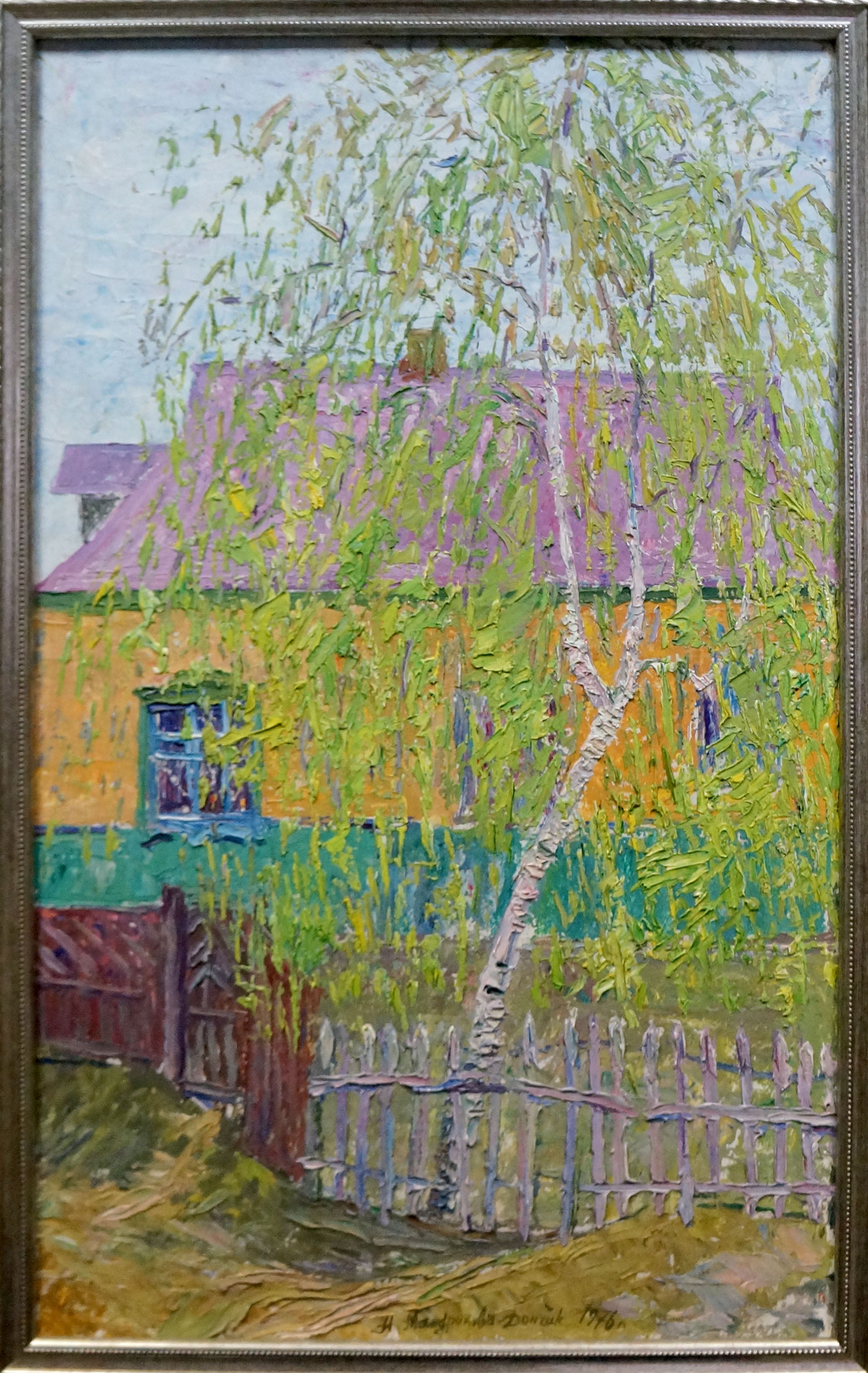 Oil painting In the spring Mandrikova Donchik Nadezhda Alekseevna