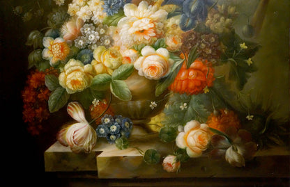 Oil painting The joy of flower still life European artist