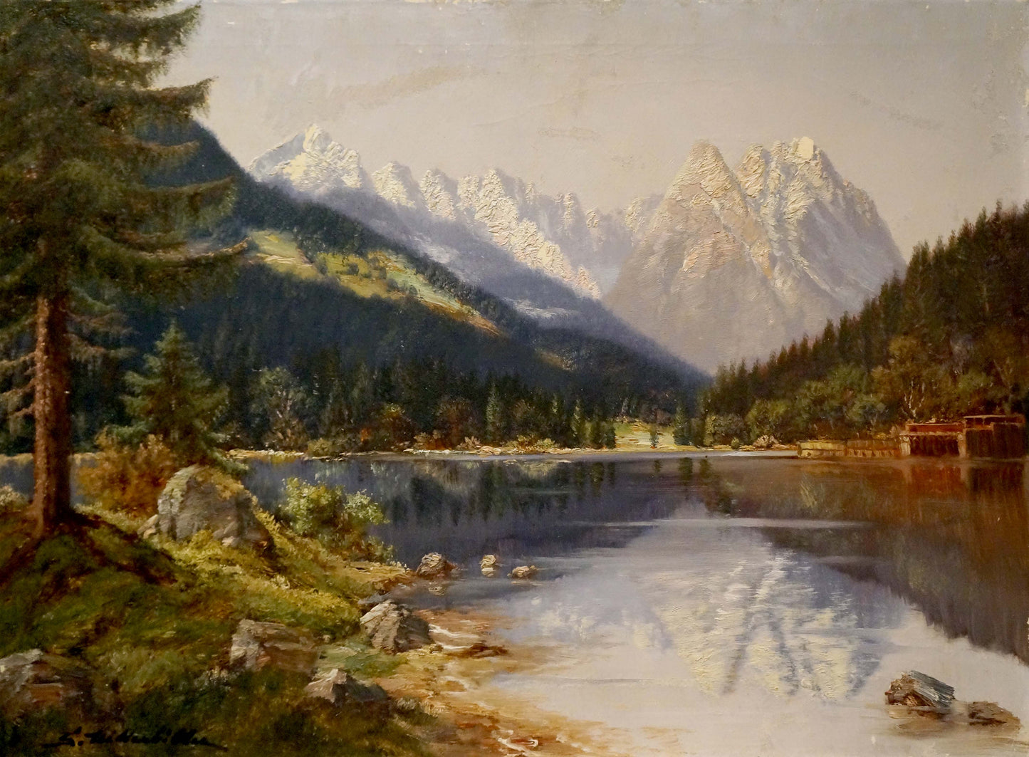 Oil painting Natural beauty S. Mitterbiller