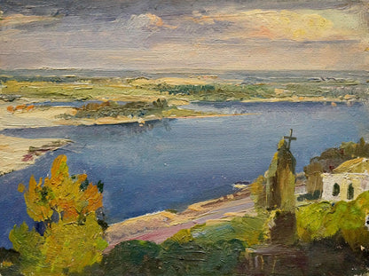 Oil painting After the rain Konovalyuk Fedor Zotikovich