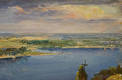 Oil painting After the rain Konovalyuk Fedor Zotikovich