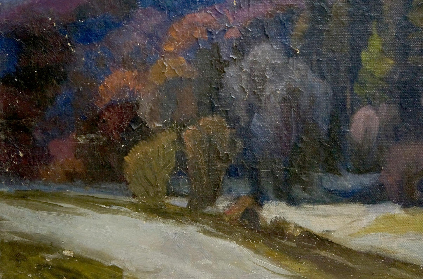 Oil painting Mountain landscape Joseph Mikhailovich Babynets