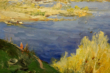 Oil painting Summer landscape Konovalyuk Fedor Zotikovich