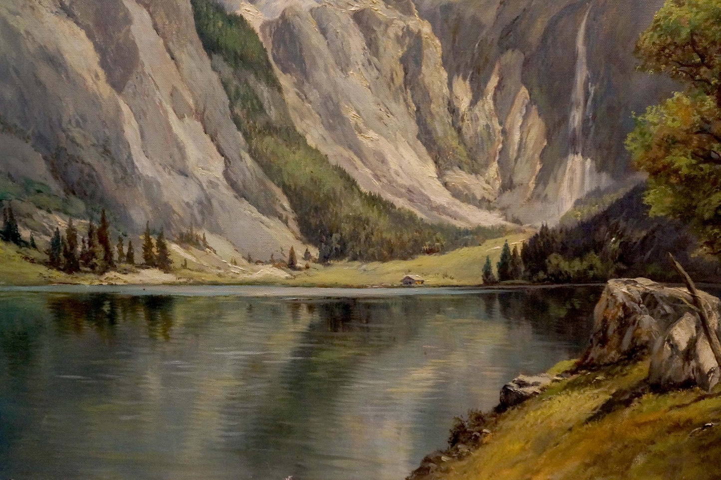 Oil painting Mountain beauty Rudolf Rodel