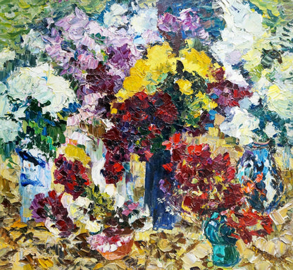 Oil painting Flowers Evgeny Shapovalov