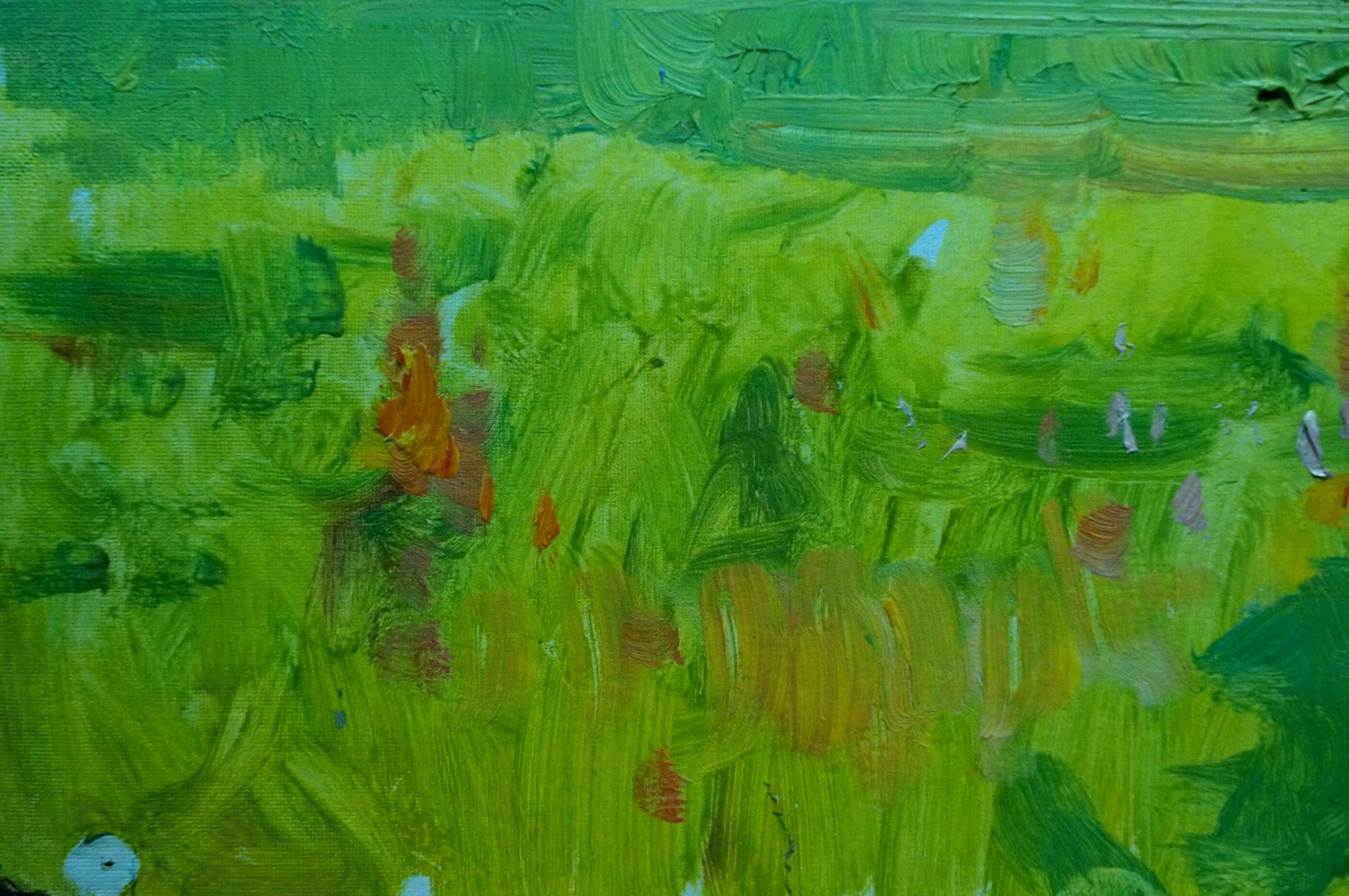 Oil painting "Field Landscape" by Leonty Filippovich Koshtelyanchuk