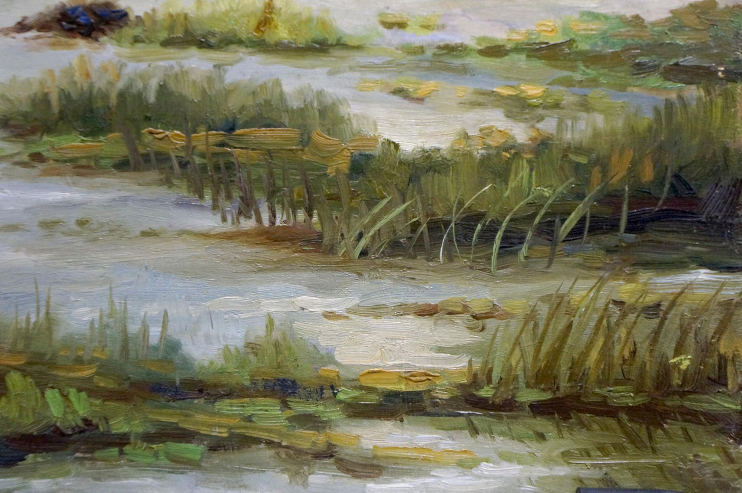 Oil painting By the river Buryachok Nikolay Ivanovich