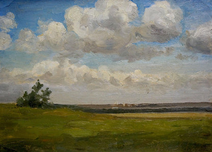 Oil painting To the rain Buryachok Nikolay Ivanovich