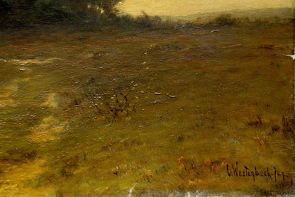 Oil painting Twilight Across the Fields Unknown artist