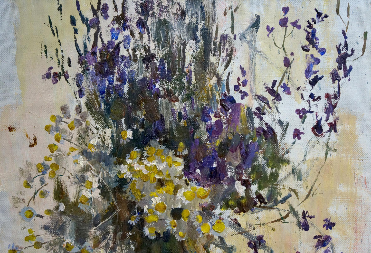 Oil painting Flowers Lyudmila Polyakova