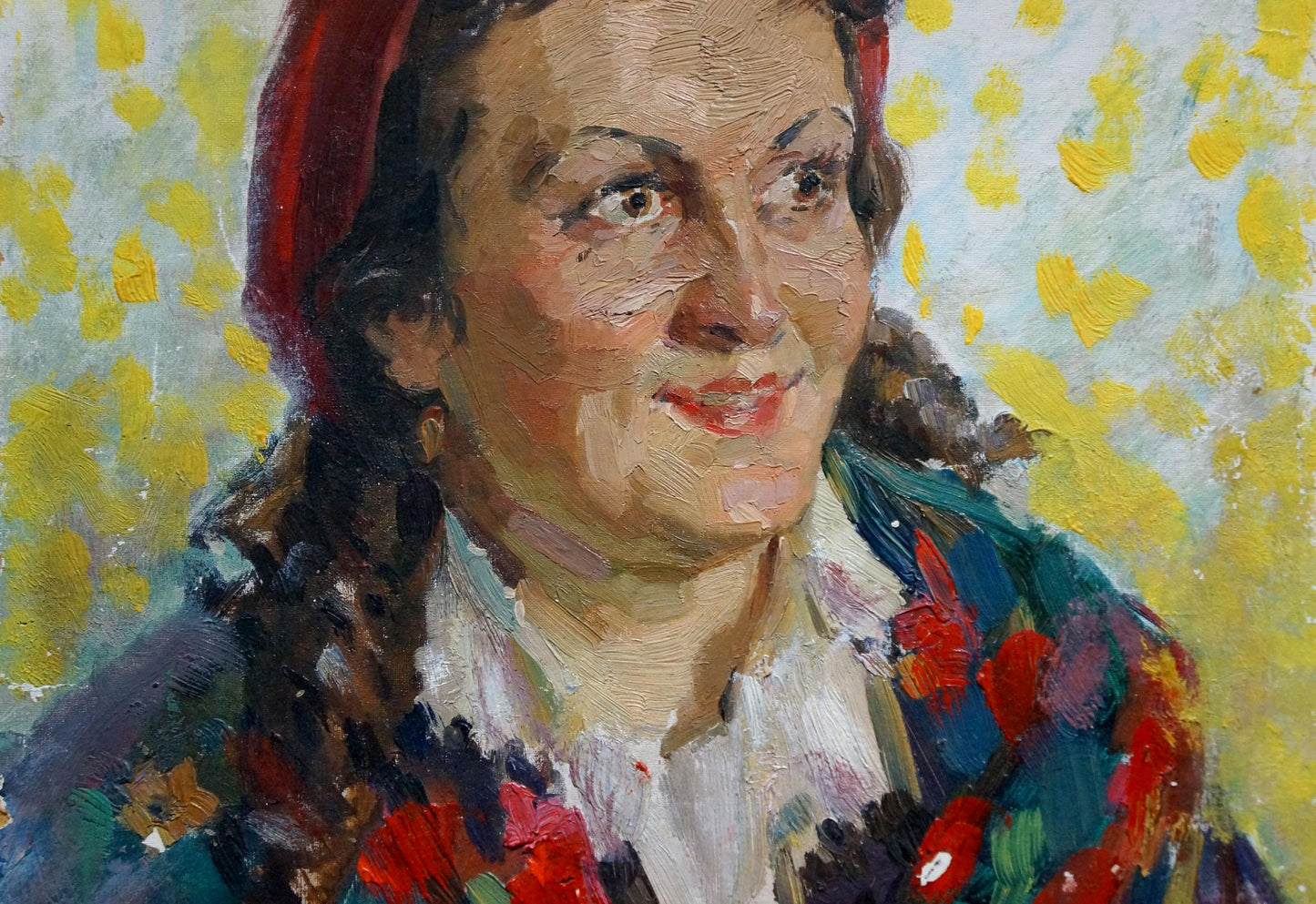 Oil painting Portrait of a woman Sakhnenko Viktor Ivanovich