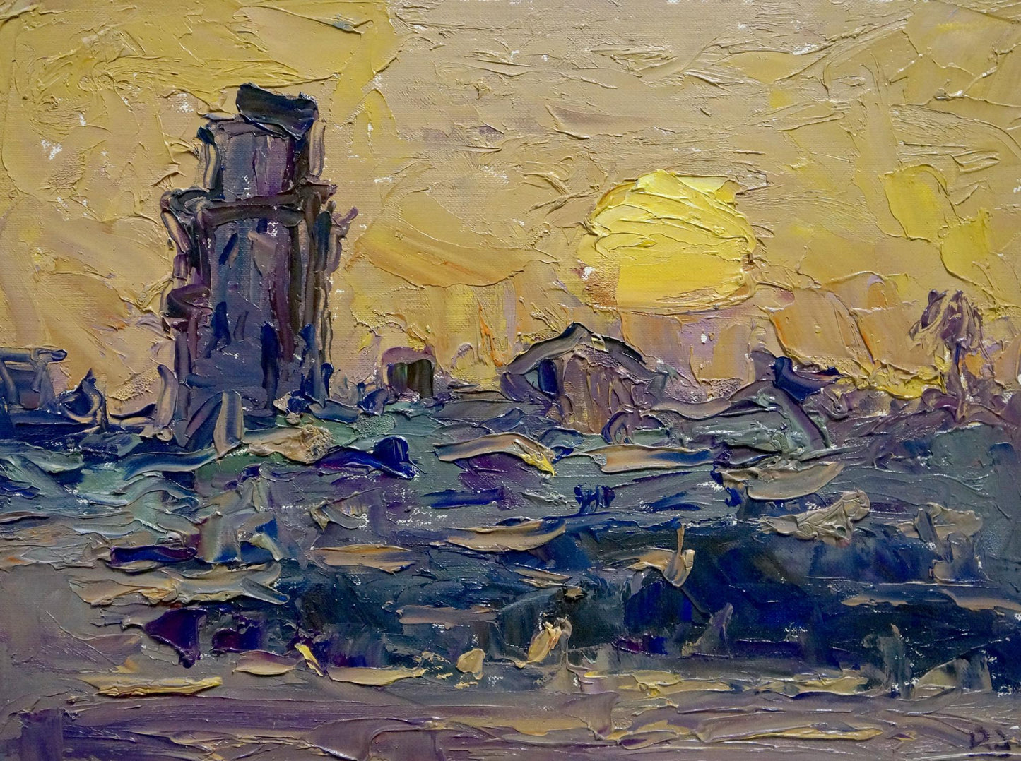 Oil painting Sunset Endeberya Victor