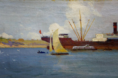 Oil painting Glow Melnikov Leonid Kuzmich