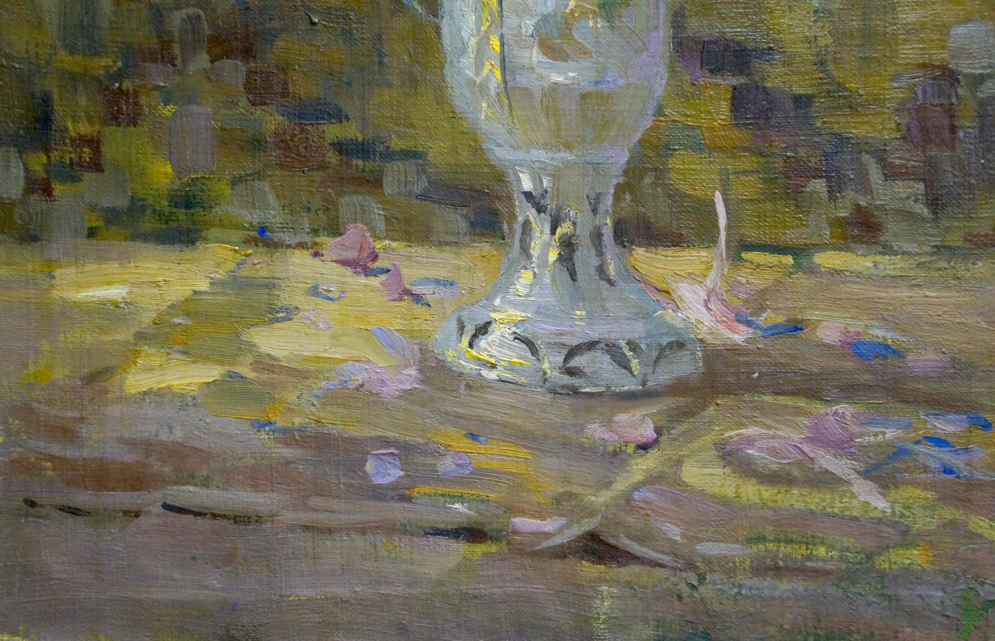 Oil painting Flowers in a vase