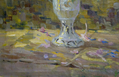 Oil painting Flowers in a vase