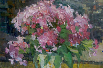 Oil painting Flowers in a vase