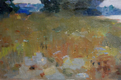 Oil painting Landscape Stavropol artist