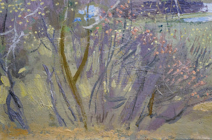 Oil painting Forest landscape Zaretsky Victor Ivanovich