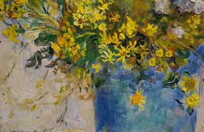 Oil painting Flowers Volobuev Evgeny Vsevolodovich