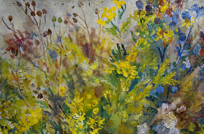 Oil painting Flowers Volobuev Evgeny Vsevolodovich