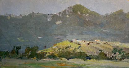 Oil painting Mountain landscape Knishevsky Vladimir Leonidovich