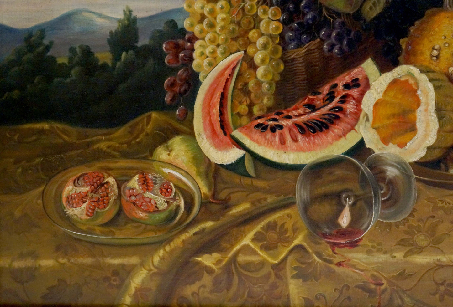 Oil painting Still life with fruit