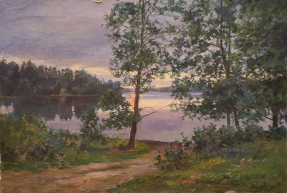 Oil painting Sunset Petrov Boris Stepanovich