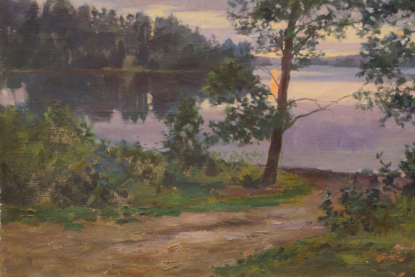 Oil painting Sunset Petrov Boris Stepanovich