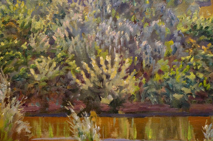 Oil painting River landscape Chernikov Nikolay Vladimirovich