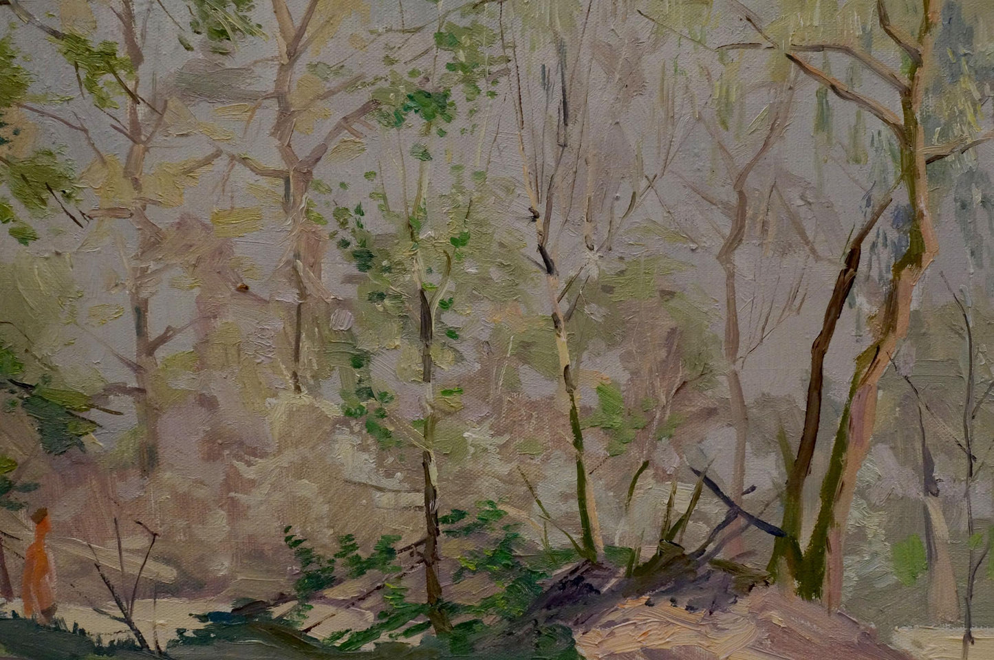 Oil painting Forest park Nikolay Chernikov