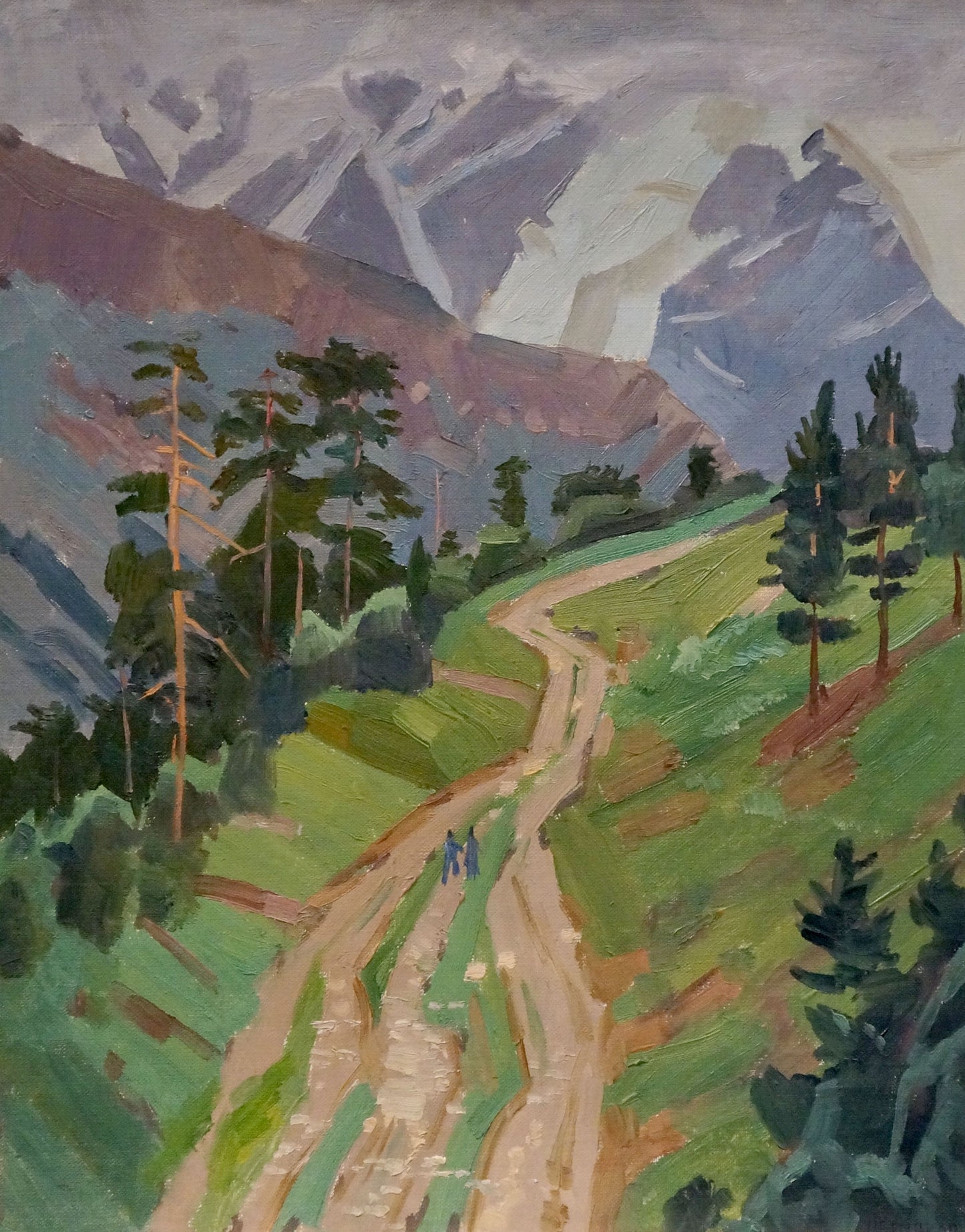 Oil painting Road to the mountains Chernikov Nikolay Vladimirovich