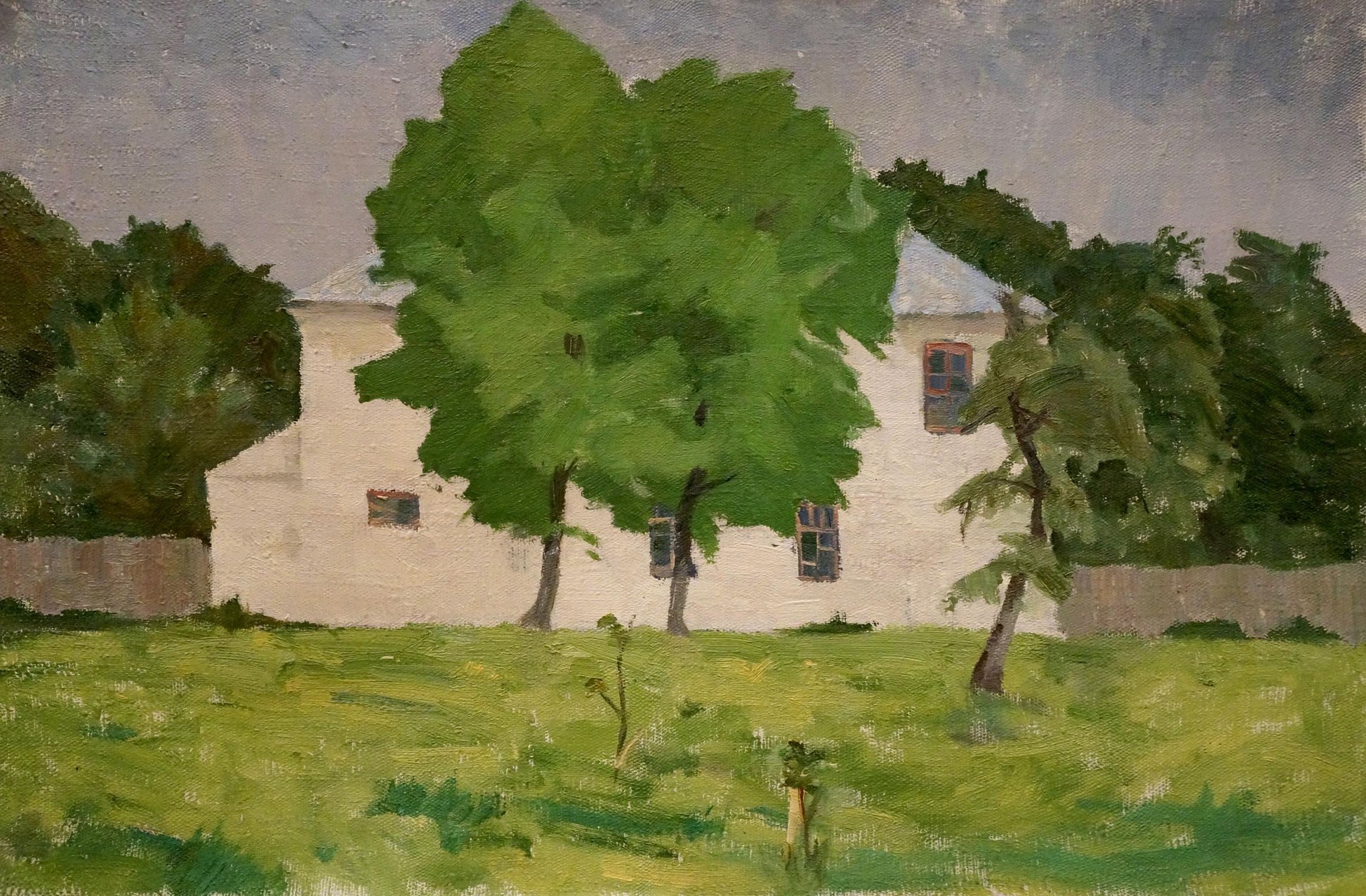 Oil painting White House Chernikov Nikolay Vladimirovich