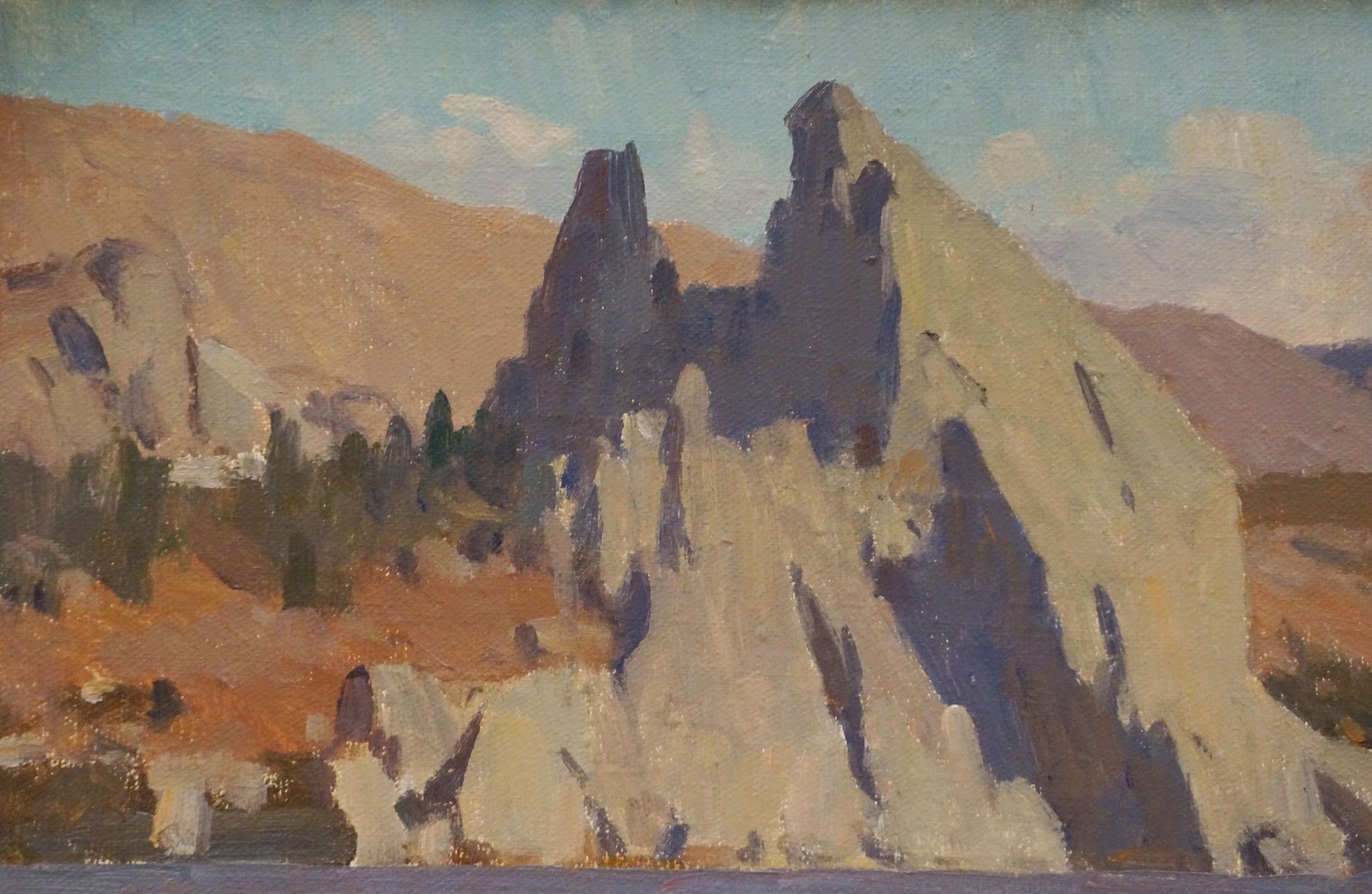 Oil painting depicting a Rocky Coast by Nikolay Vladimirovich Chernikov