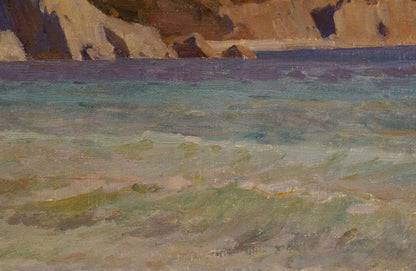 Rocky Coast portrayed in an oil painting by Nikolay Vladimirovich Chernikov