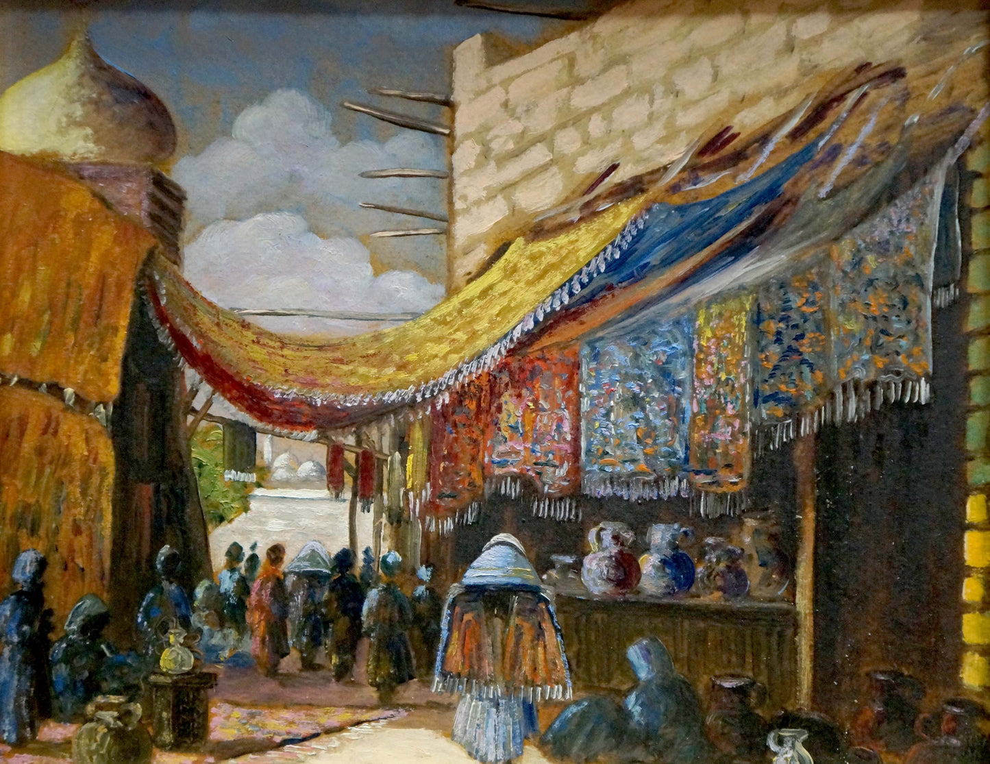 Oil painting On the market