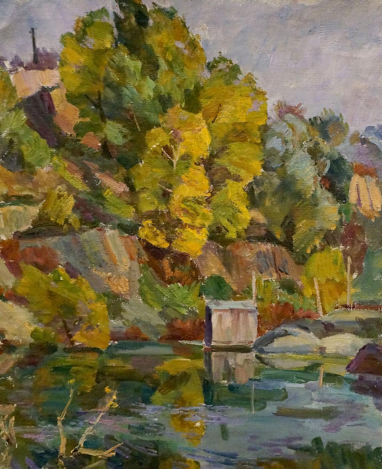 Oil painting On the lake Chernikov Nikolay Vladimirovich