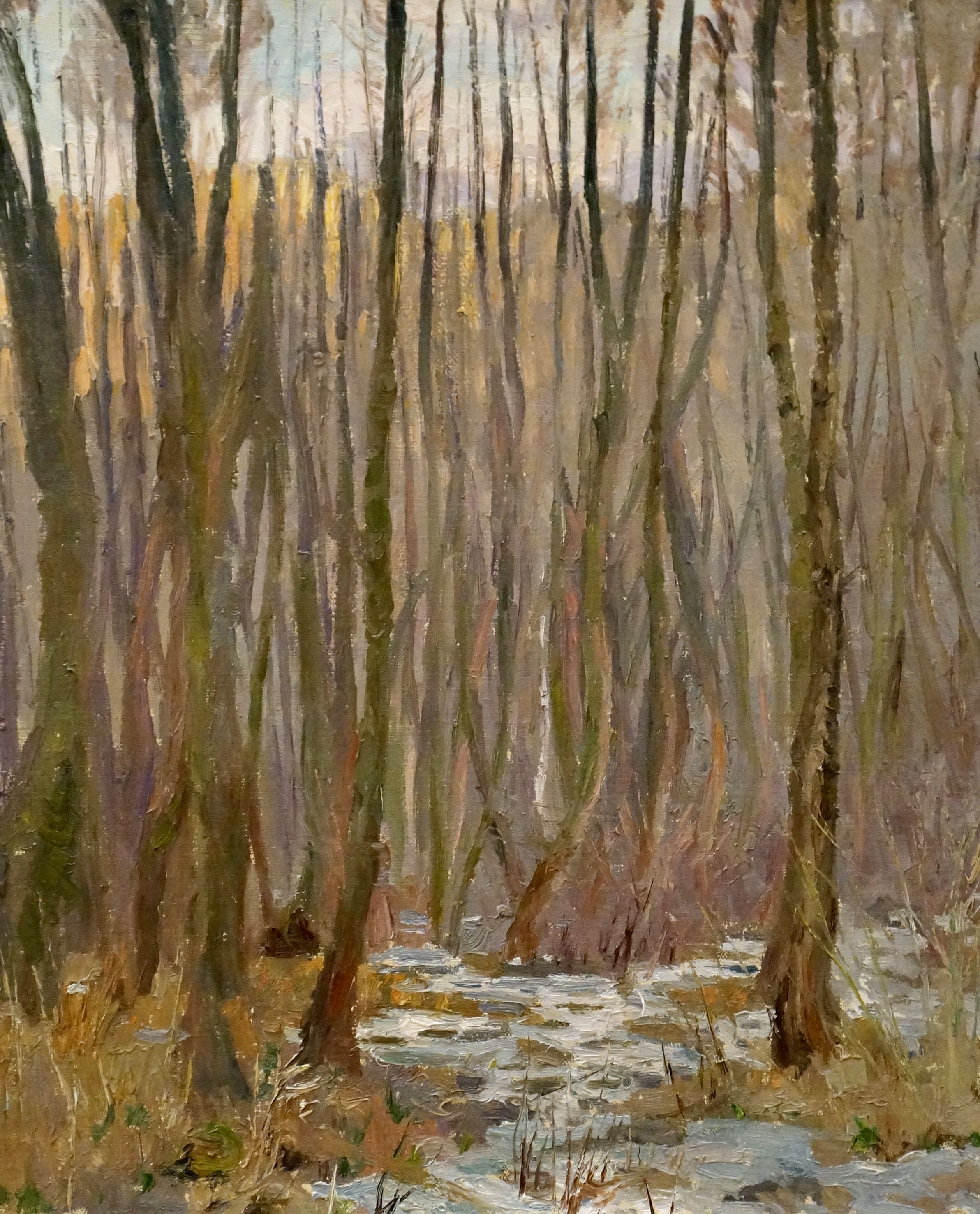 Oil painting The last days of autumn Chernikov Nikolay Vladimirovich