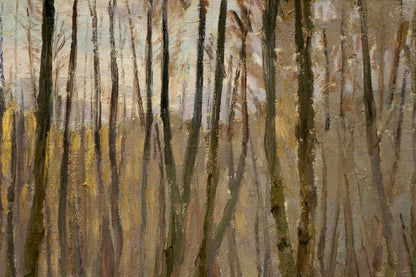 Oil painting The last days of autumn Chernikov Nikolay Vladimirovich