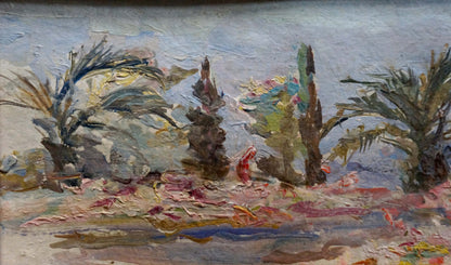 Oil painting Greece landscape Tsvetkova V. P.