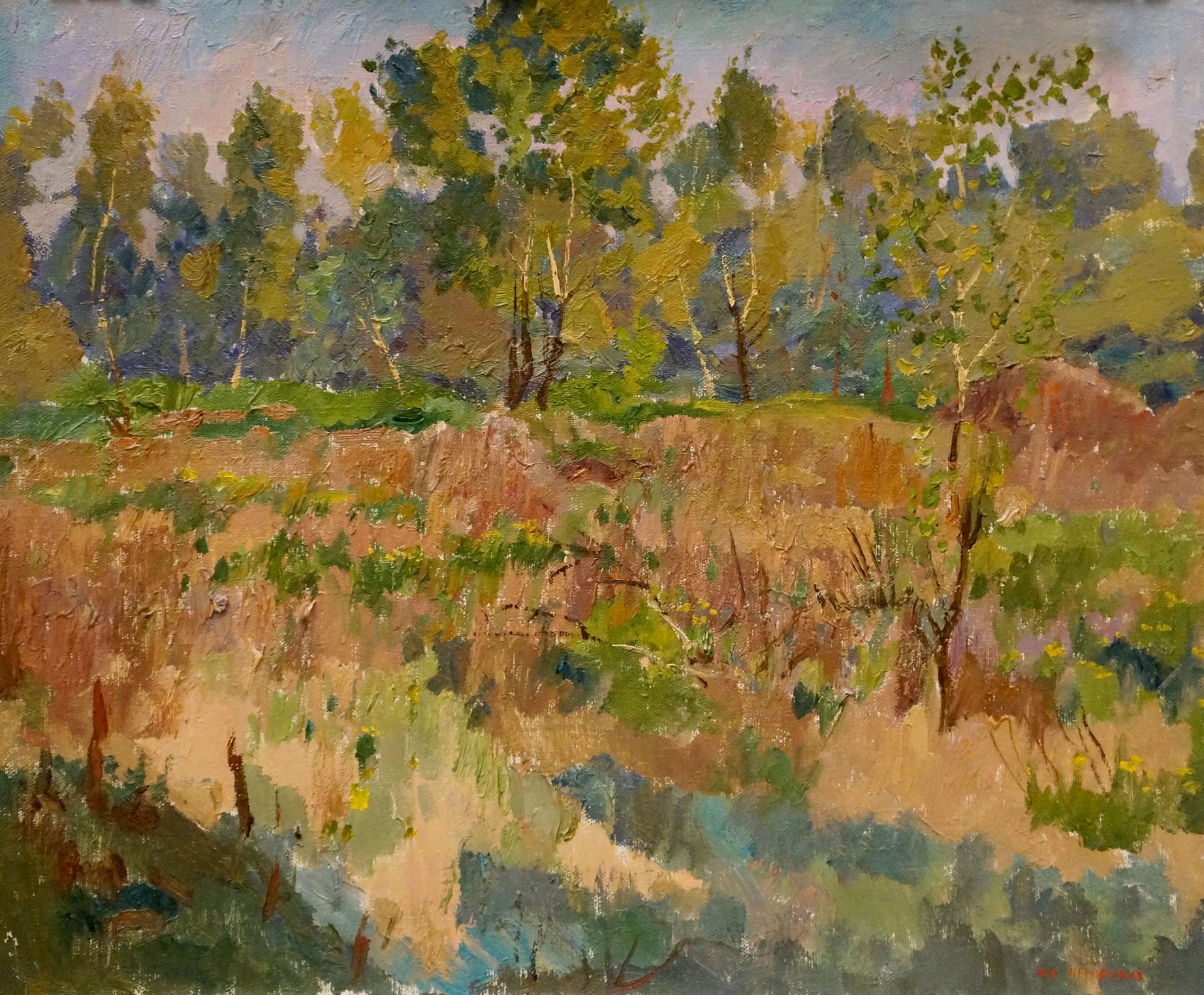 Oil painting Forest landscape Chernikov Nikolay Vladimirovich