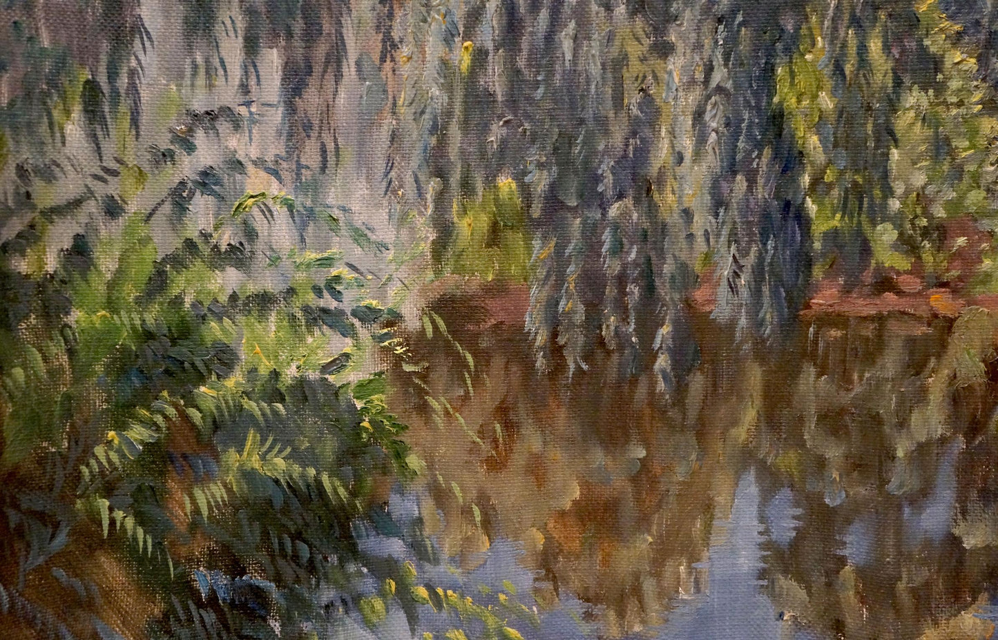 Oil painting Lake in the forest Chernikov Nikolay Vladimirovich