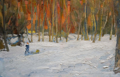 Oil painting Spring day Babentsov Victor Vladimirovich