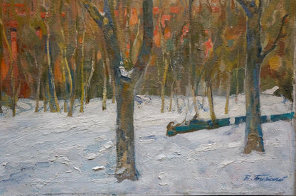 Oil painting Spring day Babentsov Victor Vladimirovich