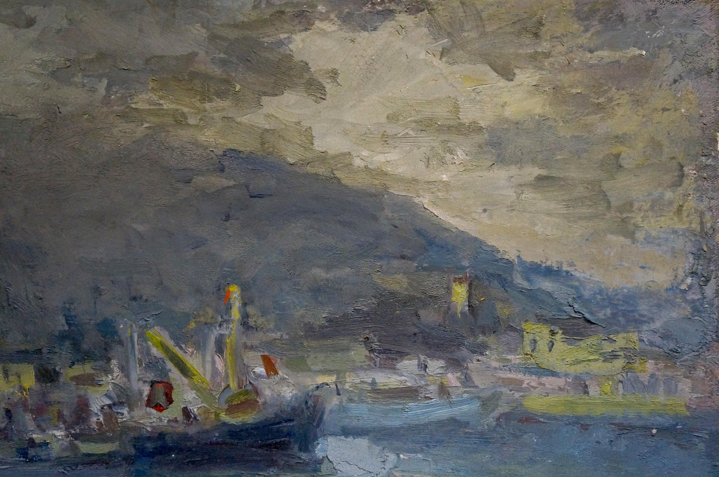 Oil painting In the storm Karelin Vyacheslav Dmitrievich