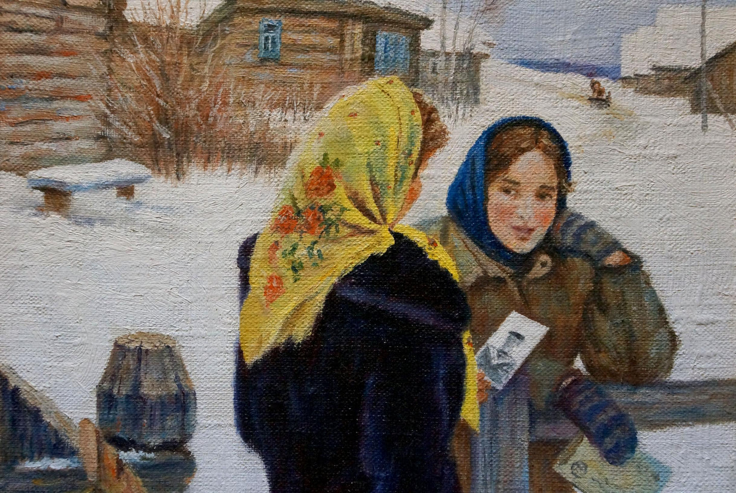 Oil painting Portrait of girls Yuri Eduardovich Ekmeji