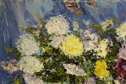 Oil painting Still life of summer flowers Sergey Shapovalov