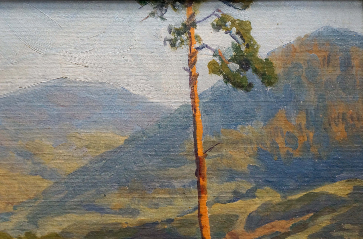 Oil painting Autumn in the Caucasus Vagin Boris Ivanovich